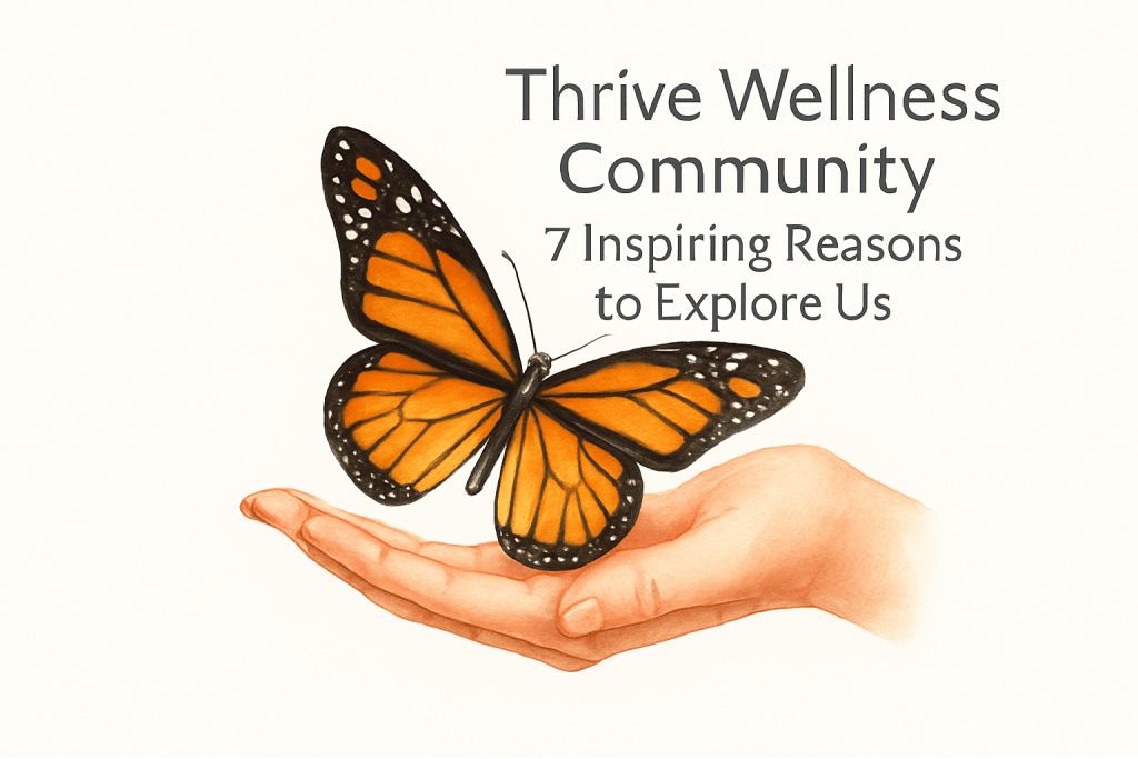 hand releasing an orange butterfly symbolizing wellness hope and personal growth